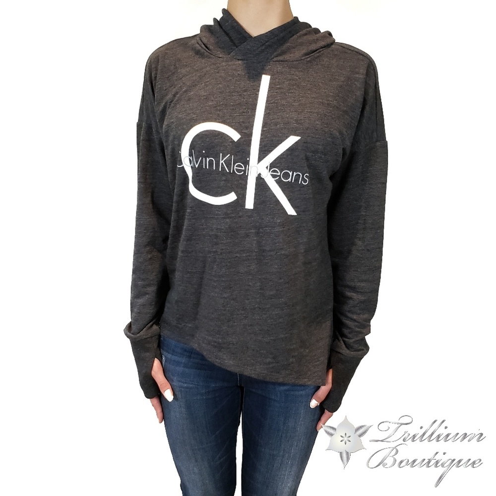 Calvin Klein Jeans Hooded Sweatshirt S - XXL NWT! - Picture 2 of 6